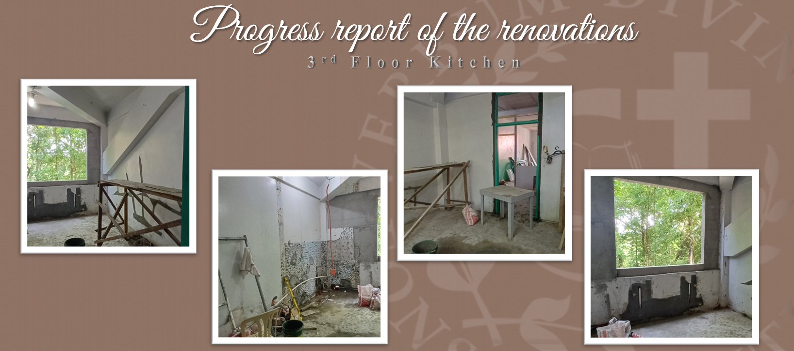 Progress report on the Renovations (3rd floor kitchen)